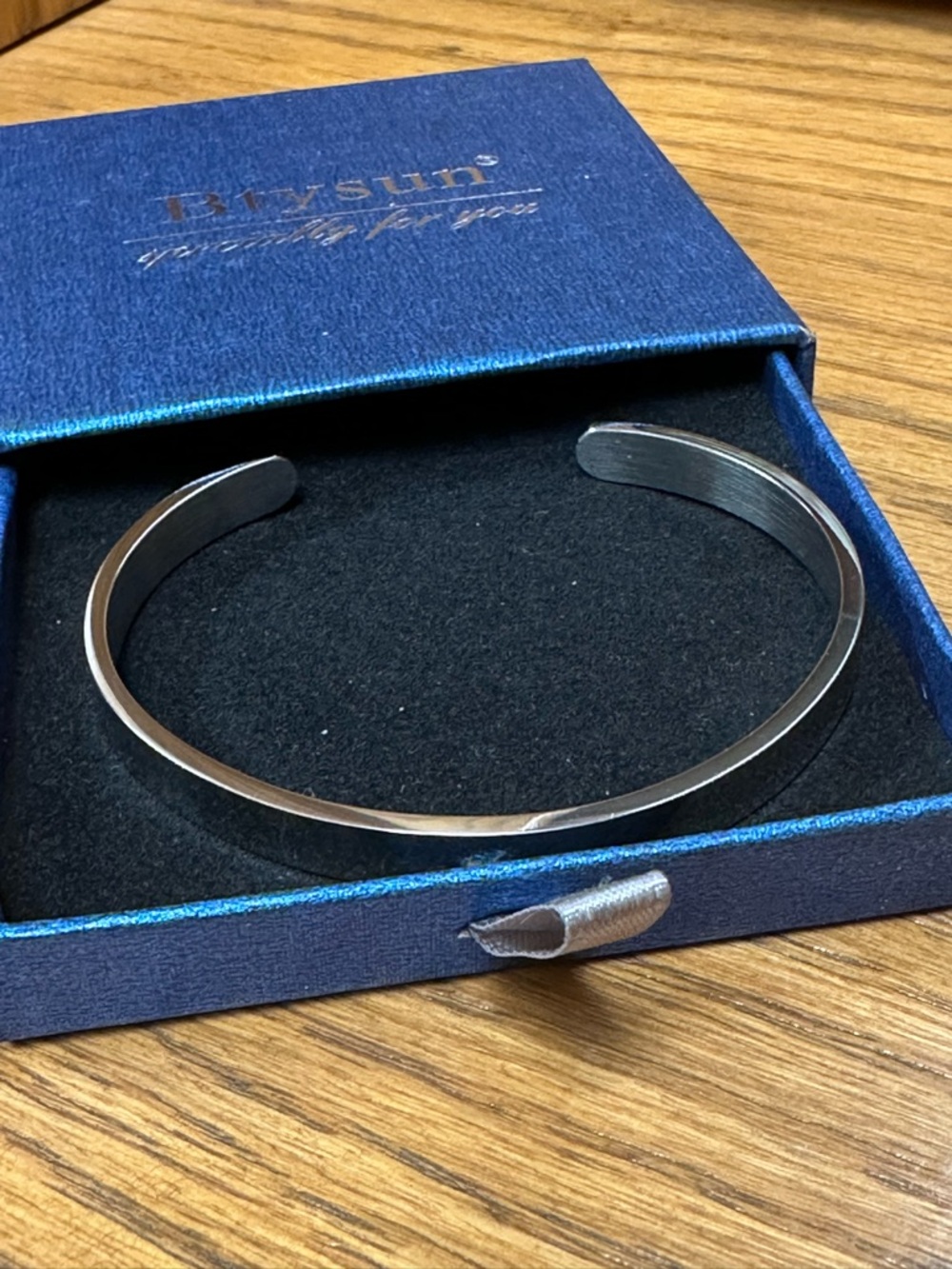 “ The best is yet to come” marks cuff bracelet